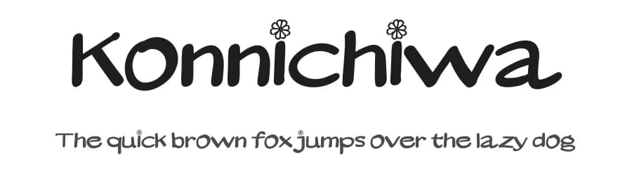Konnichiwa by Muharima Rasyid — Script Handwritten Font