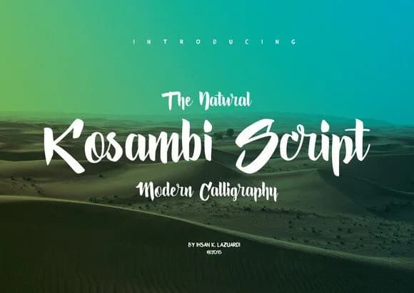 Kosambi Font by Juru Rancang Graphic — Script Handwritten Font