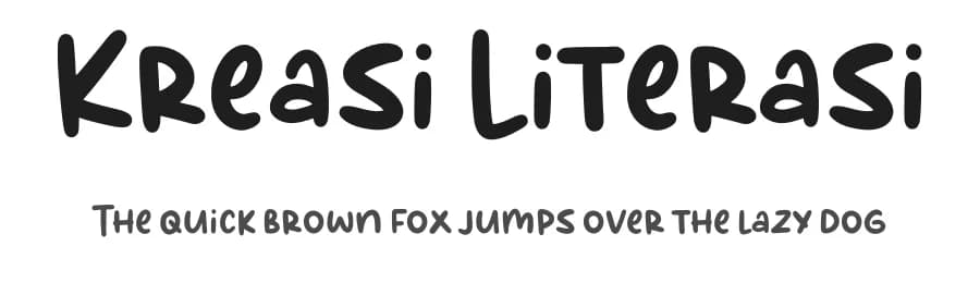 Kreasi Literasi by Allouse Studio — Script Handwritten Font