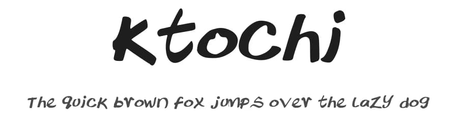 Ktochi by Ohab Tbj — Script Handwritten Font