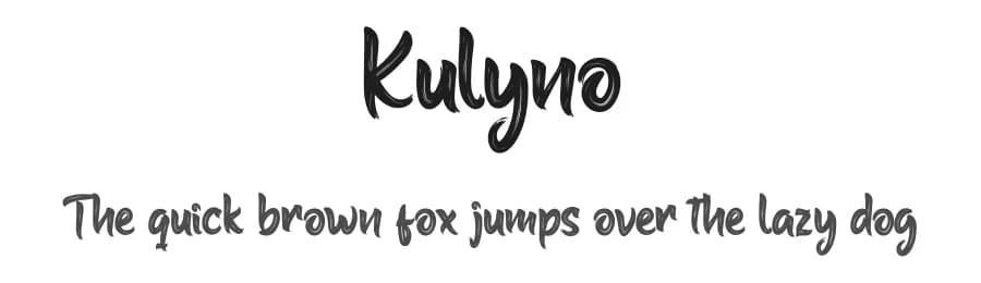 Kulyno by productype.com — Script Handwritten Font