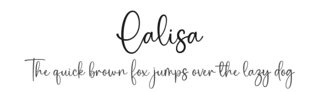 Lalisa by Ramli Setiadi — Script Handwritten Font