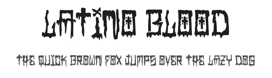 Latino Blood by Woodcutter β Script Handwritten Font