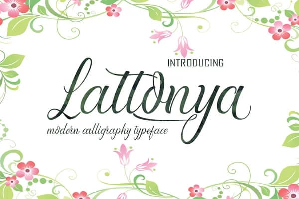 Lattonya Font by Polem — Script Handwritten Font