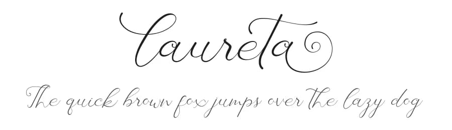 Laureta by PutraCetol Studio — Script Handwritten Font