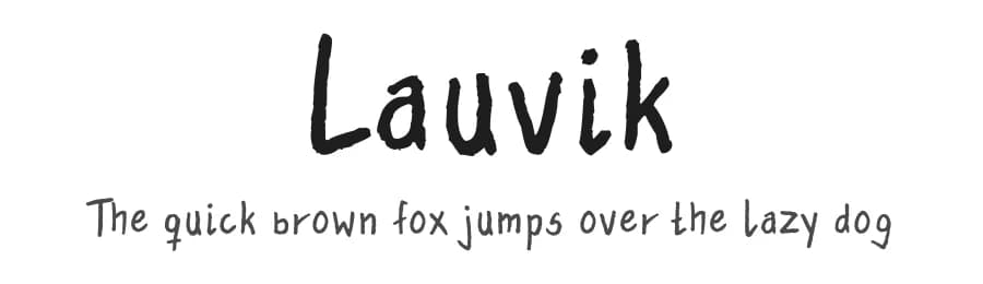 Lauvik by FontPanda — Script Handwritten Font