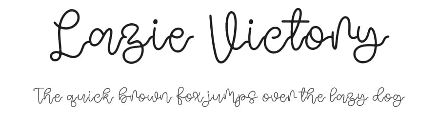 Lazie Victory by Forberas Club — Script Handwritten Font