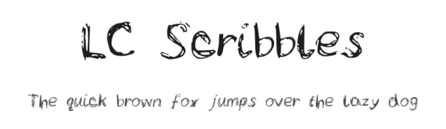 LC Scribbles by Emily Underworld — Script Handwritten Font