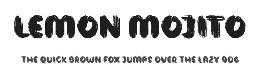 Lemon Mojito by Fikryal studio — Script Handwritten Font