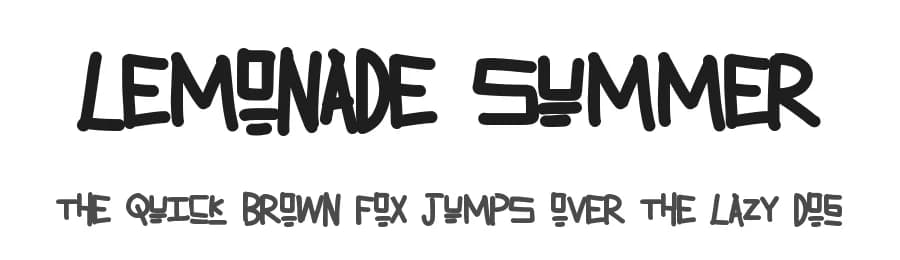 Lemonade Summer by Xerographer Fonts — Script Handwritten Font