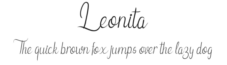 Leonita by Edric Studio — Script Handwritten Font