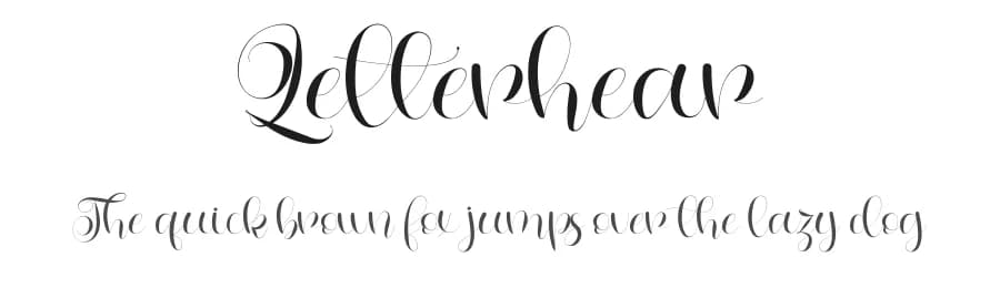 Letterhear by FallenGraphic Studio — Script Handwritten Font