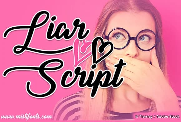 Liar Script Font by Misti β Script Handwritten Font
