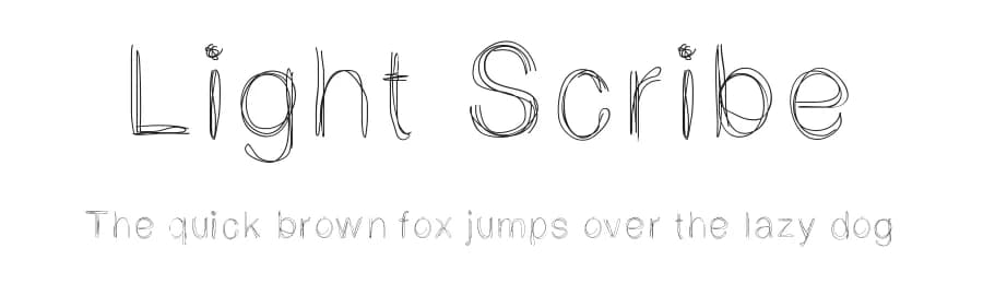 Light Scribe by deadcatdreaming β Script Handwritten Font