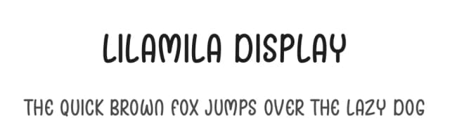 Lilamila Display by Fillo Graphic — Script Handwritten Font