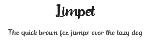 Limpet by Murozakul Akhsan — Script Handwritten Font