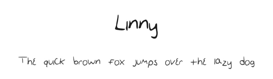 Linny by Linny — Script Handwritten Font