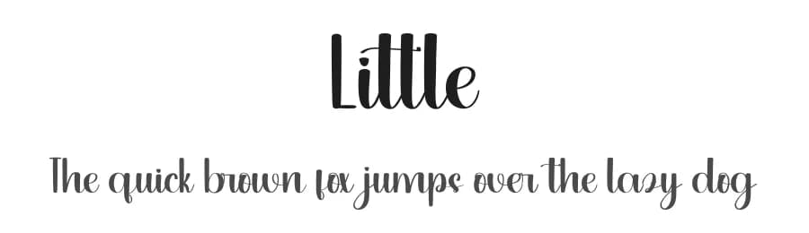 Little by PiPi Creative STUDIO — Script Handwritten Font