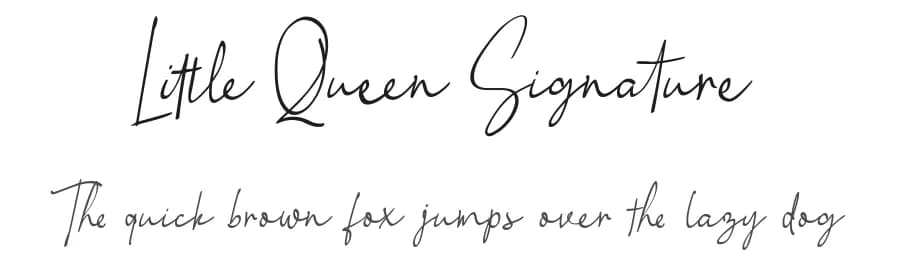 Little Queen Signature by Nico Muslib — Script Handwritten Font