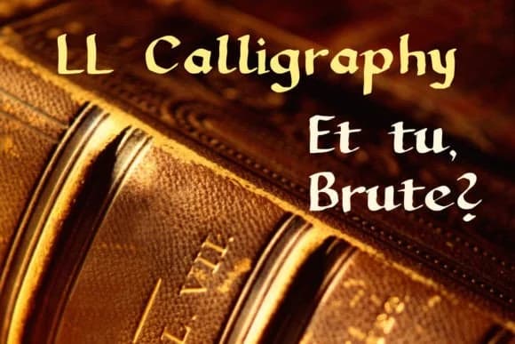 LL Calligraphy Font by Markus Schroppel — Script Handwritten Font