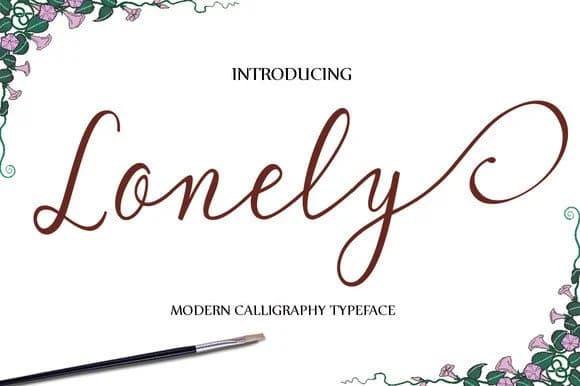 Lonely Font by Polem — Script Handwritten Font