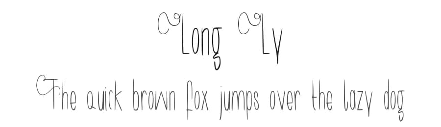 Long Ly by mika — Script Handwritten Font