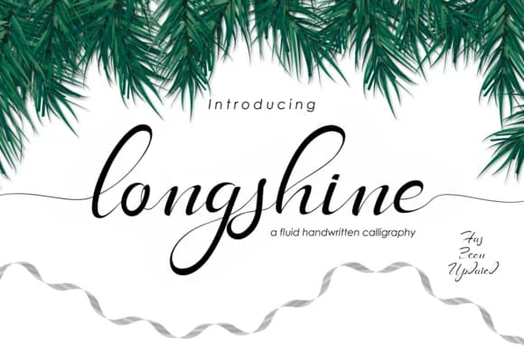 Longshine Font by BONJOURTYPE — Script Handwritten Font