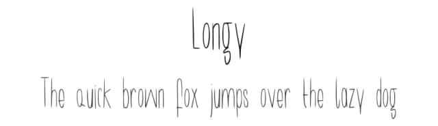 Longy by mika — Script Handwritten Font