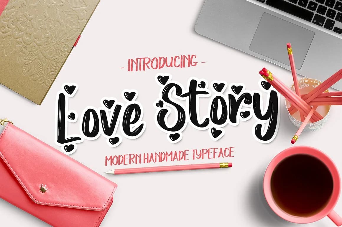 Love Story Font by Debut Studio — Script Handwritten Font