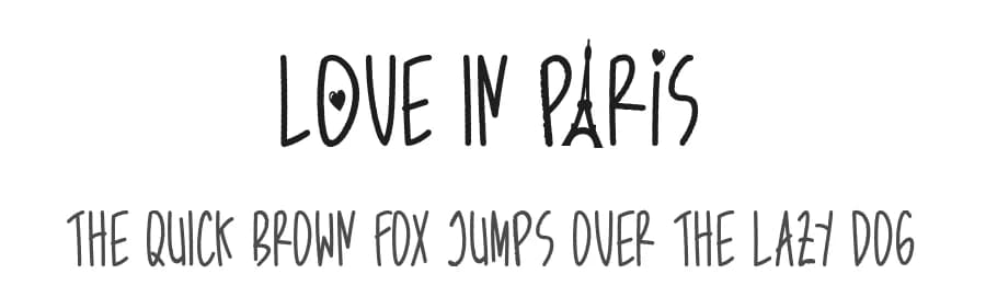 Love In Paris by Arutype Studio — Script Handwritten Font