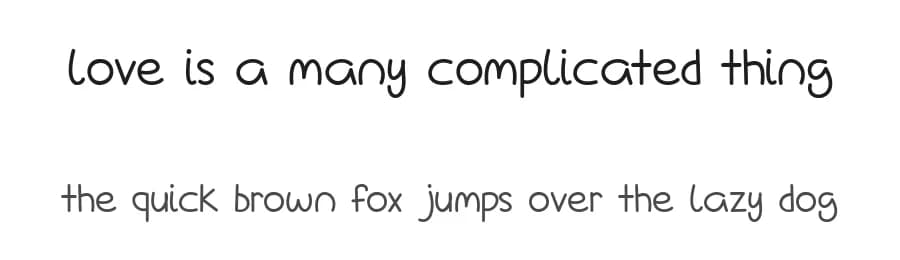 Love Is A Many Complicated Thing by Misti's Fonts — Script Handwritten Font