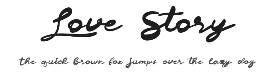 Love Story by Muharima Rasyid — Script Handwritten Font
