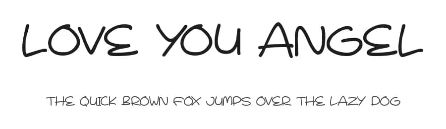 Love You Angel by Hawtpixel — Script Handwritten Font