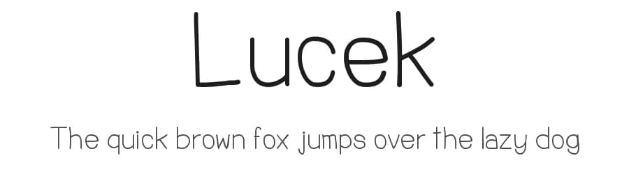 Lucek by Piotr Dembinski — Script Handwritten Font