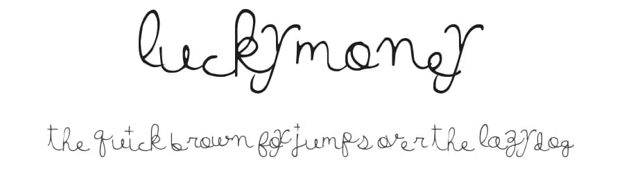 Lucky Money by Xerographer Fonts — Script Handwritten Font