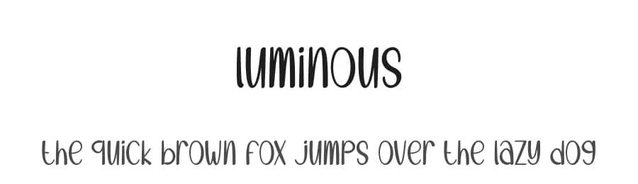 Luminous by Andi Moz — Script Handwritten Font