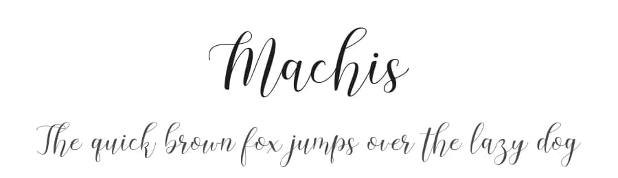 Machis by Beningtype by. Letteratom — Script Handwritten Font