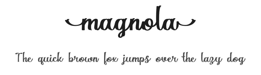 Magnola by Katario Studio — Script Handwritten Font