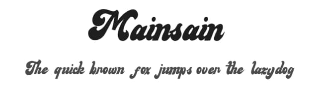 Mainsain by Faras Dina — Script Handwritten Font