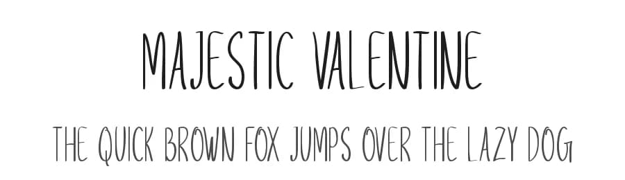 Majestic Valentine by Md Shohail Bhuian — Script Handwritten Font