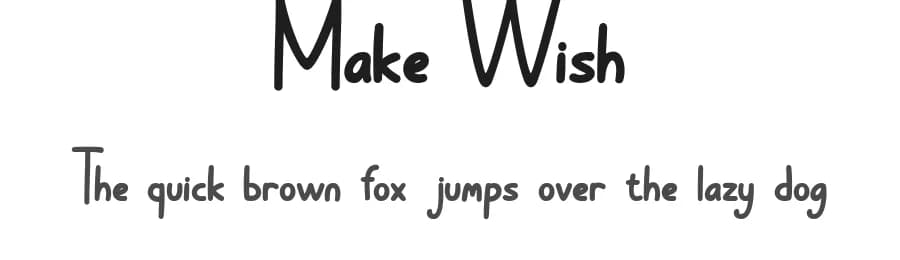 Make Wish by Achmad Yani — Script Handwritten Font