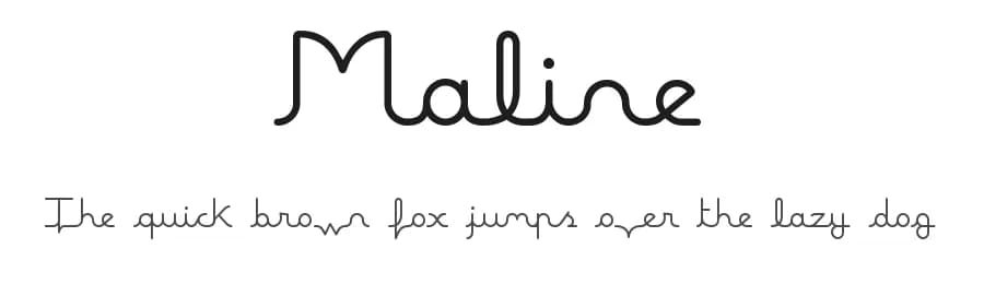 Maline by Cubo Fonts — Script Handwritten Font