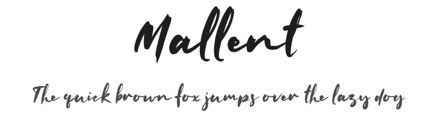 Mallent by Alit Design — Script Handwritten Font