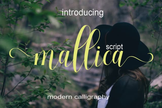 Mallica Font by joelpopon — Script Handwritten Font