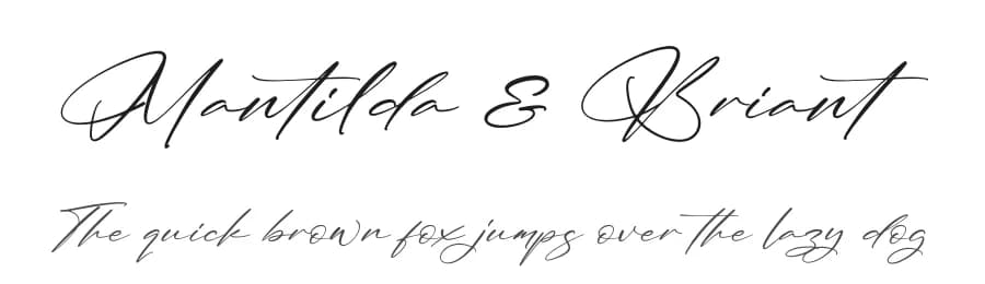 Mantilda & Briant by Letterena Studios — Script Handwritten Font