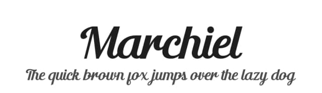 Marchiel by JunCreative — Script Handwritten Font