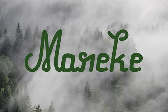 Mareke Font by Milena Gajovic — Script Handwritten Font