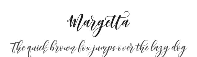 Margetta by JamalCreativeStudio — Script Handwritten Font
