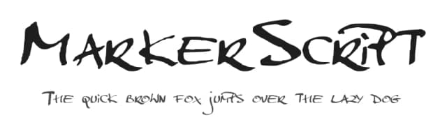 MarkerScript by Aga Silva — Script Handwritten Font