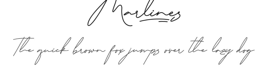 Marlines by RaisProject — Script Handwritten Font